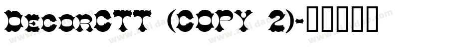 DecorCTT (COPY 2)字体转换